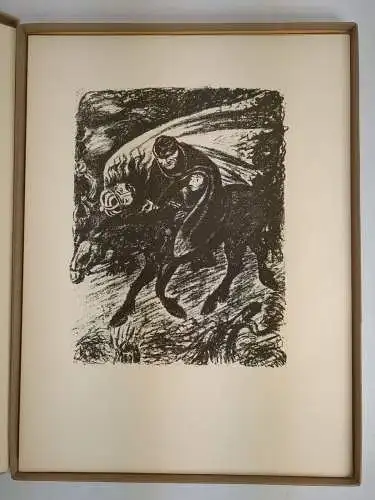 Faksimile: Goethe Gedichte mit Steinzeichnungen von Ernst Barlach, 1970