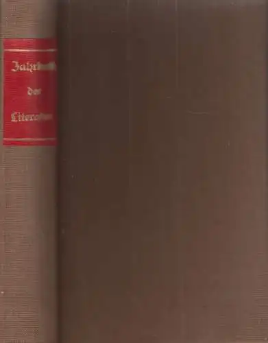 Buch: Jahrbuch der Literatur - Erster Jahrgang 1839, Hoffmann und Campe