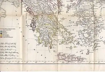 Buch: Dr. I.D. A. Höck´s Karte des Türkischen Reichs in Europa Zum... Höck. 1854