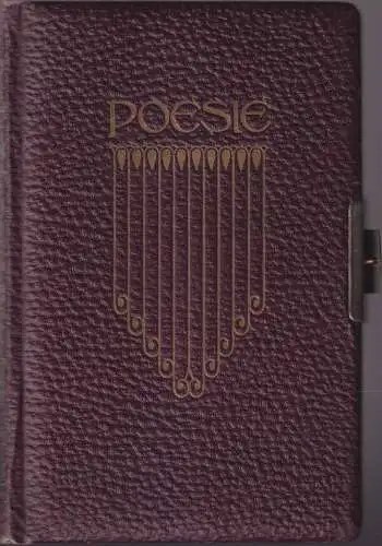 Buch: Poesie. Privates Poesiealbum, 1918, teils beschrieben, gebraucht, gut