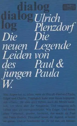 Buch: Die Legende von Paul & Paula. Die neuen Leiden des jungen W, Plenzdorf