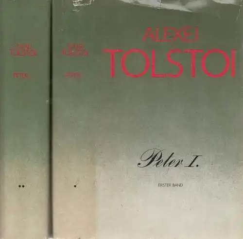 Buch: Peter I, Tolstoi, Alexej. 2 Bände, Gesammelte Werke, 1979, Aufbau