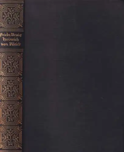 Buch: Heinrich von Kleist, Braig, Friedrich, 1925, C. H. Beck , sehr gut