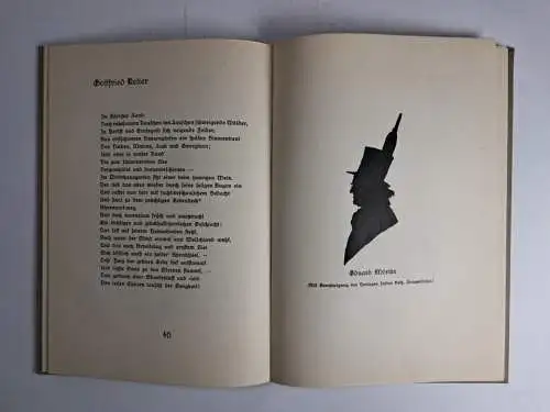 Buch: Fackelträger der Menschheit, Lyrische Bildnisse, F. A. Zimmer, 1926, sig!