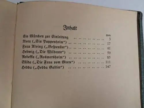 Buch: Henrik Ibsens Frauen-Gestalten, Andreas-Salome, Lou. 1910, Diederichs