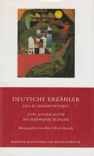 Buch: Deutsche Erzähler des 20. Jahrhunderts, Reich-Ranicki, Marcel, 1994