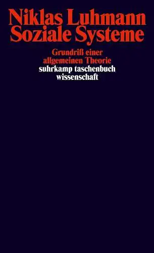 Buch: Soziale Systeme, Luhmann, Niklas, 2006, Suhrkamp, gebraucht