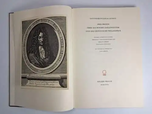 Buch: Zwei Briefe über das binäre Zahlensystem und ... Leibniz, Belser-Presse