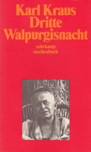 Buch: Dritte Walpurgisnacht. Kraus, Karl, 1989, Suhrkamp Taschenbuch, Schriften