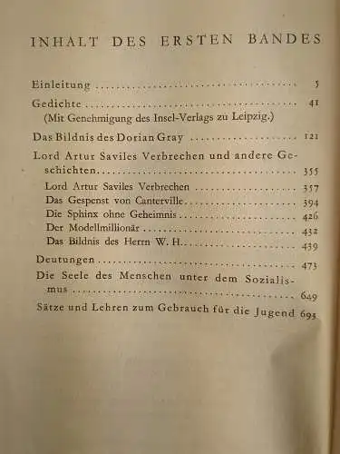 Buch: Oscar Wilde - Werke in zwei Bänden, Knaur Verlag, gebraucht, gut