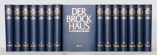 Buch: Der Brockhaus in fünfzehn Bänden, Brockhaus. 15 Bände, 199