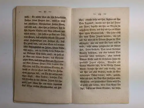 Buch: Worte eines Vaters an seine Tochter am Tage ihrer Konfirmation, 1834