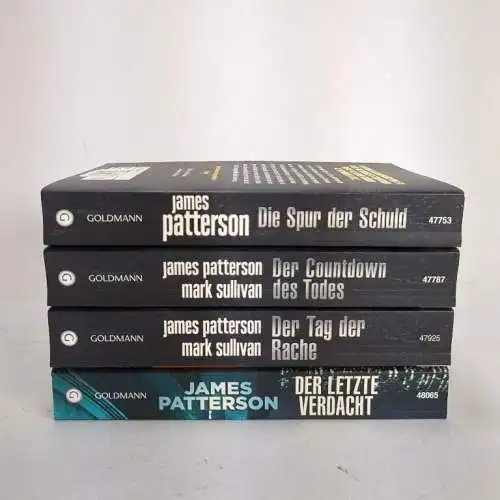 4x Private Novels: L.A., Games, Berlin, Suspect. James Patterson, Taschenbücher