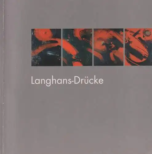 Buch: Langhans-Drücke, 1988, Kraft Verlag, gebraucht, gut