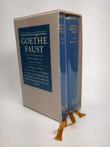 Buch: Goethe Sämtliche Werke Band 7 - Faust. Texte / Kommentare, 2 Bände, 1994