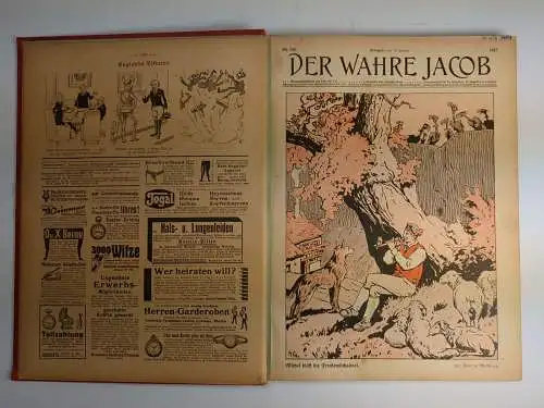 Der wahre Jacob Jahrgang 1917 Nr. 795-820, 25 Hefte, B. Heymann, Dietz Verlag