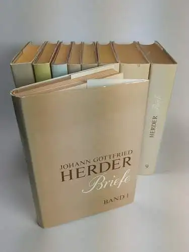 Buch: Johann Gottfried Herder  Briefe Gesamtausgabe 1763-1803, Band 1-9, Böhlaus