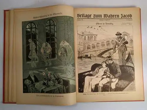 Der wahre Jacob Jahrgang 1915 Nr. 743-768, 25 Hefte, B. Heymann, Dietz Verlag