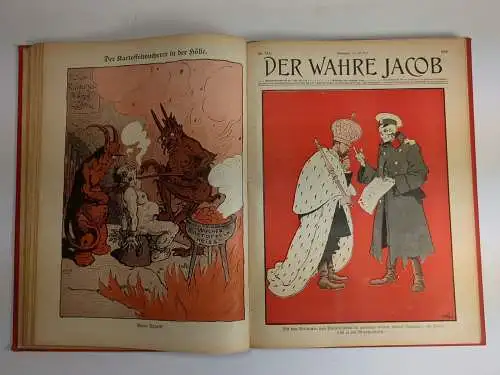 Der wahre Jacob Jahrgang 1915 Nr. 743-768, 25 Hefte, B. Heymann, Dietz Verlag