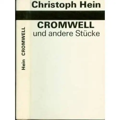 Buch: Cromwell, Hein, Christoph. 1985, Aufbau Verlag, und andere Stücke 325731