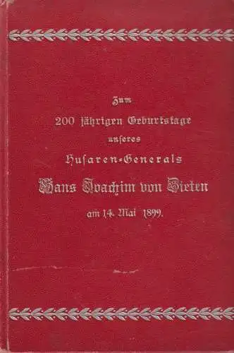 Buch: Hans Joachim von Zieten, Graf zur Lippe, Ernst, 1885, R. Eisenschmidt