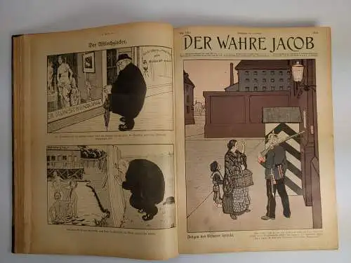 Der wahre Jacob 1908-1914 (unvollständig), 31 Hefte, J. H. W. Dietz Nachfolger