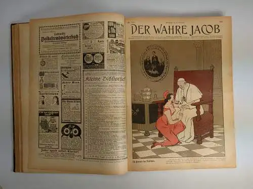 Der wahre Jacob 1908-1914 (unvollständig), 31 Hefte, J. H. W. Dietz Nachfolger