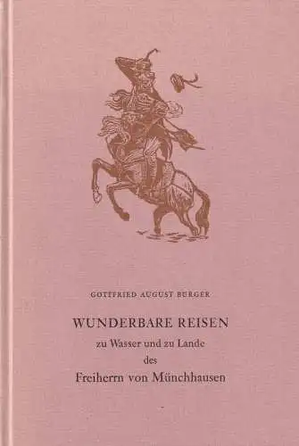 Buch: Wunderbare Reisen zu Wasser und zu Lande, Bürger, Gottfried August, 1968