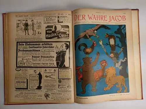 Der wahre Jacob Jahrgang 1902 Nr. 403-428, 25 Hefte, B. Heymann, Dietz Verlag