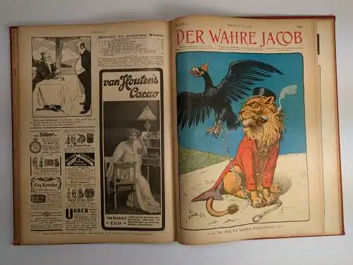 Der wahre Jacob Jahrgang 1902 Nr. 403-428, 25 Hefte, B. Heymann, Dietz Verlag