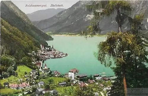 AK Salzkammergut. Hallstatt. ca. 1926, Postkarte. Serien Nr, ca. 1926 275651