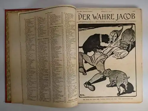 Der wahre Jacob Jahrgang 1903 Nr. 429-454, 25 Hefte, B. Heymann, Dietz Verlag