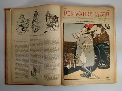 Der wahre Jacob Jahrgang 1903 Nr. 429-454, 25 Hefte, B. Heymann, Dietz Verlag