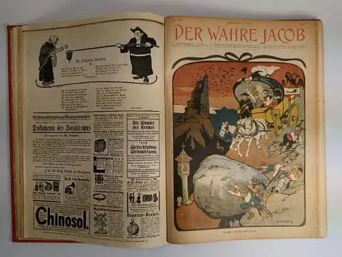 Der wahre Jacob Jahrgang 1903 Nr. 429-454, 25 Hefte, B. Heymann, Dietz Verlag