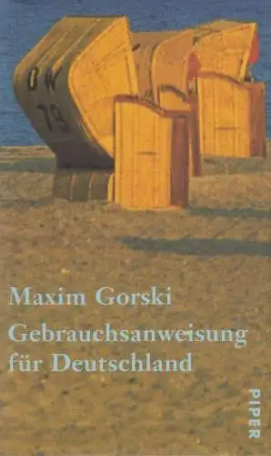 Buch: Gebrauchsanweisung für Deutschland, Gorski, Maxim. 1996, Piper