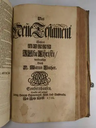 Buch: Biblia, Das ist Die gantze Heilige Schrift Altes und Neues Testaments