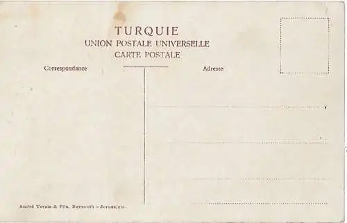 AK Beyrout and Lebanon (Syria). ca. 1912, Postkarte. Ca. 1912, gebraucht, gut