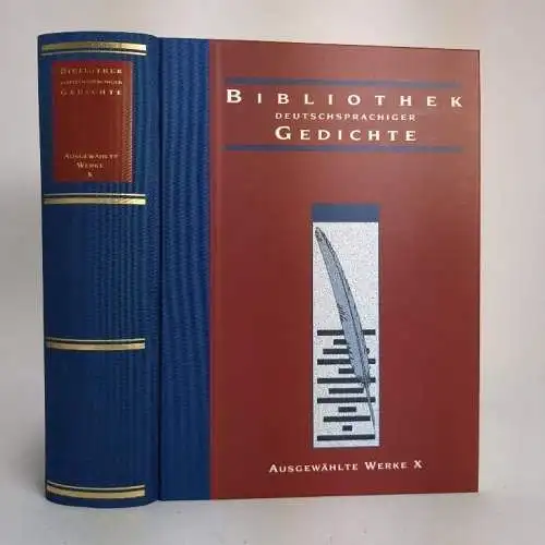 Buch: Bibliothek deutschsprachiger Gedichte. Ausgewählte Werke X, Realis, 2007