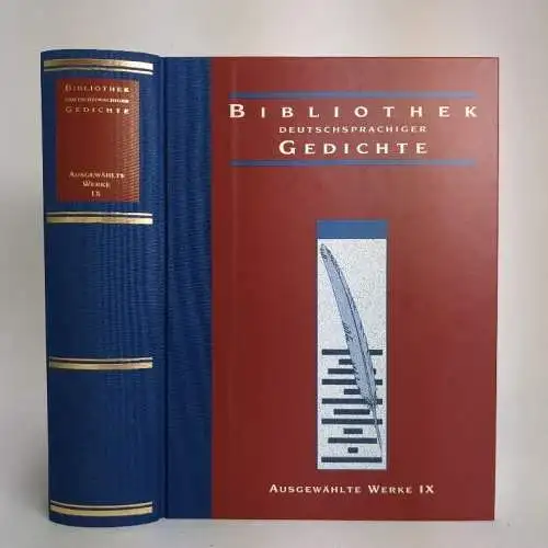 Buch: Bibliothek deutschsprachiger Gedichte. Ausgewählte Werke IX, Realis, 2006