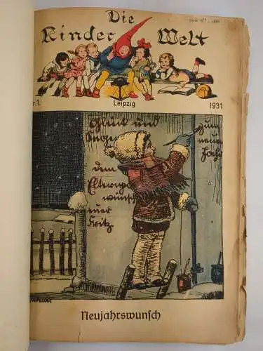 Buch/Zeitschrift: Die Kinder Welt 1931 Nr. 1-26, Nippert, Verlag der Kinderwelt