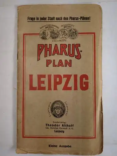 Stadtplan: Führer durch Leipzig und Vororte (Pharus-Plan Leipzig - Kl. Ausgabe)