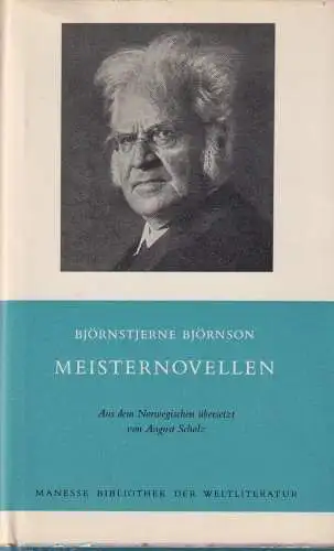 Buch: Meisternovellen, Björnson, Björnstjerne, 1963, Manesse Verlag