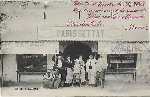 AK Tinseau. edit. Settat. ca. 1905, Postkarte. Ca. 1905, gebraucht, gut