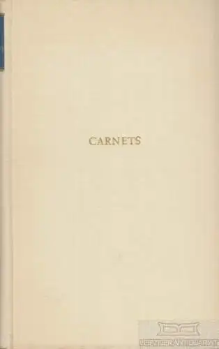 Buch: Carnets, Saint-Exupery, Antoine de. 1958, Karl Rauch Verlag