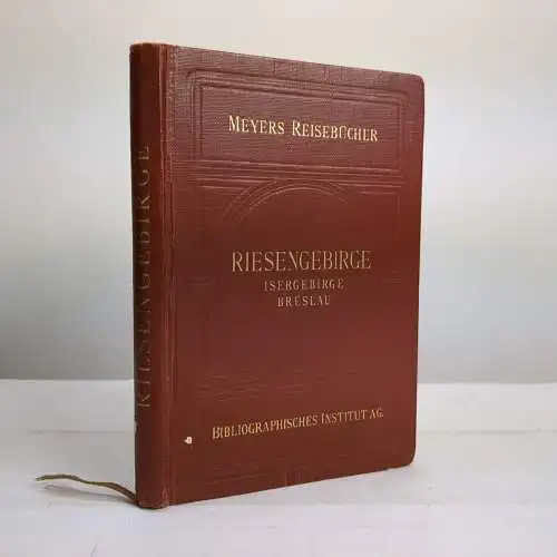 Buch: Riesengebirge, Isergebirge, Breslau, Meyers Reisebücher, 1930, 21. Auflage