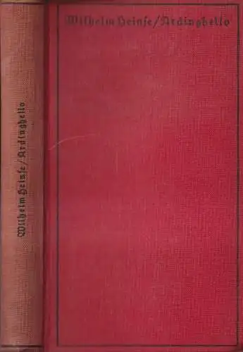 Buch: Ardinghello und die glückseligen Inseln, Heinse, Wilhelm, W. J. Mörlins