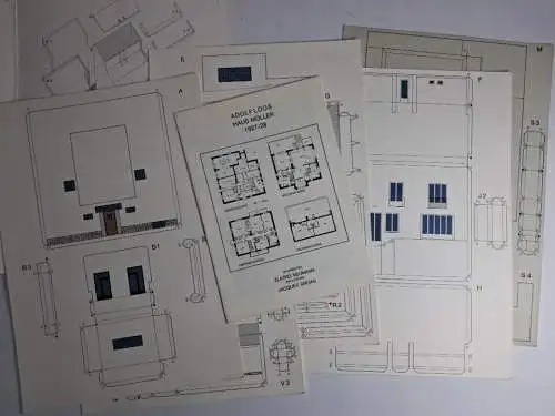 Architektur-Modell 1: Adolf Loos - Haus Moller, Hugo Reissner, 1984, unbenutzt