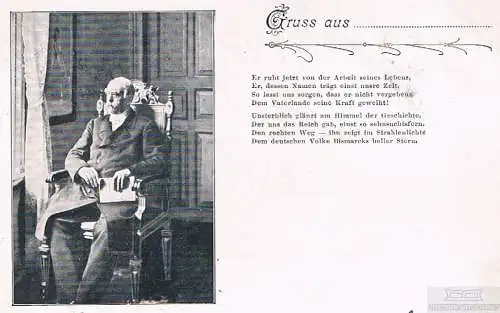 AK Unser Bismarck, Postkarte. No. 155, Verlag L. Brühl, gebraucht, gut