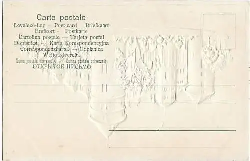 AK Stuttgart. Altes Schloss. Prägekarte ca. 1920, Postkarte. Ca. 1920