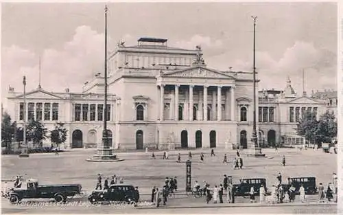 AK Reichsmessestadt Leipzig. Neues Theater, Postkarte, gebraucht, gut